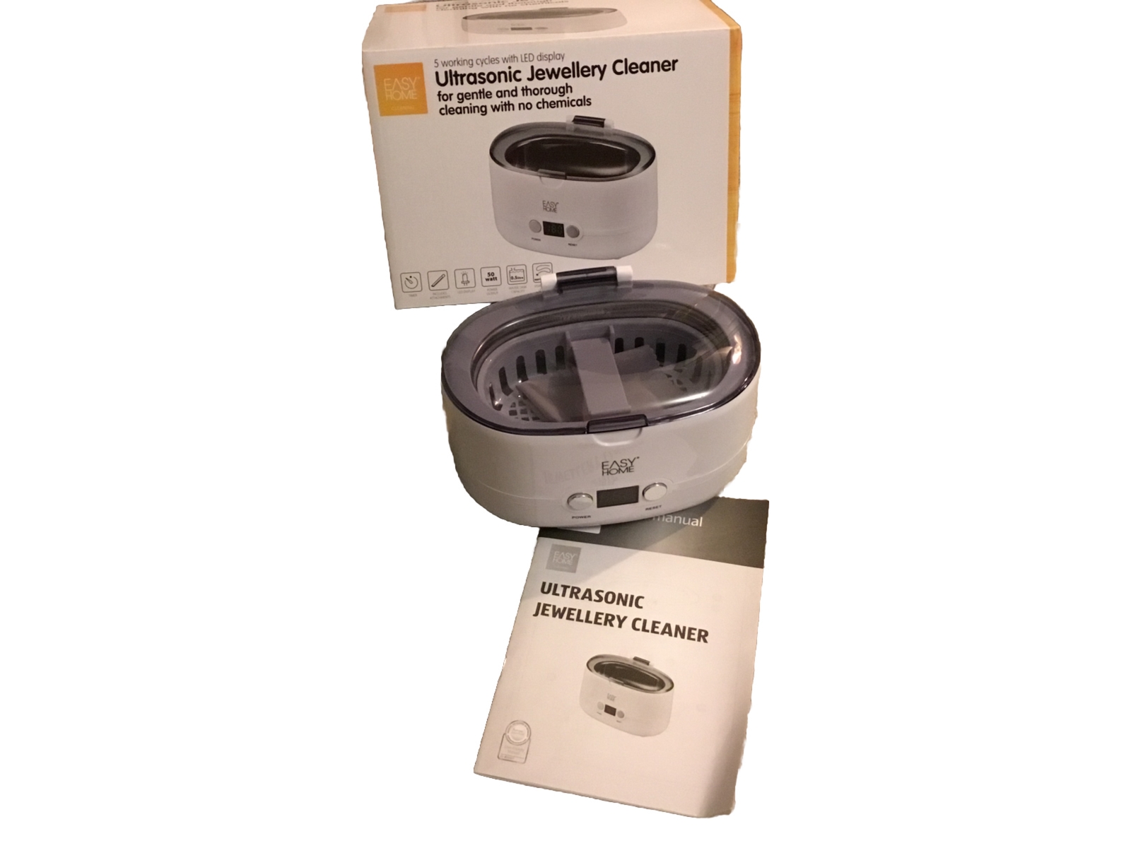 ultrasonic cleaner / Ultrasonic Jewellery Cleaner Black eBay