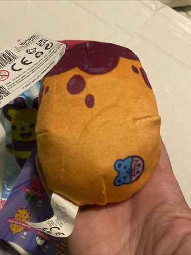 BEARS vs. DONUTS Bluebeary Frosted Blueberry Donut Print Beanbag Plush #011 - Picture 4 of 5
