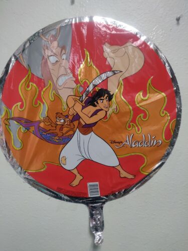 Disney Aladdin Balloon Rare Design Made in USA  - Afbeelding 1 van 3