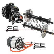 1000W 1500W Differential Brushless Motor Rear Axle Kit for Taotao ATV Quad Mower