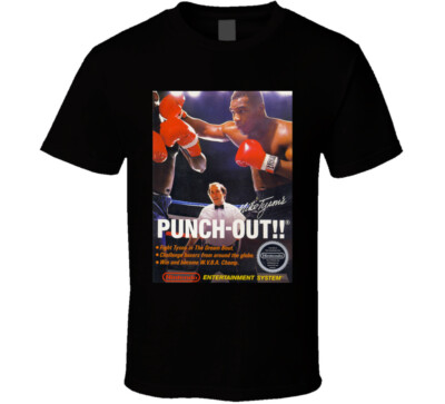 Mike Tyson's Punch Out Video Game Cover T Shirt