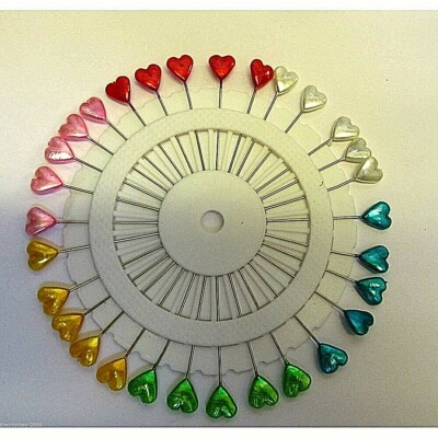 Plastic Headed Extra Long Pins Asst Colours For Dress Making Craft  Alterations | eBay