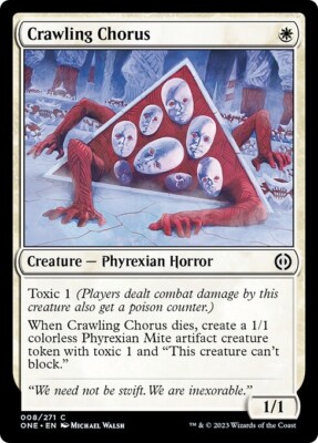 CRAWLING CHORUS x4 mtg NM-M Phyrexia All Will Be One 4 Common