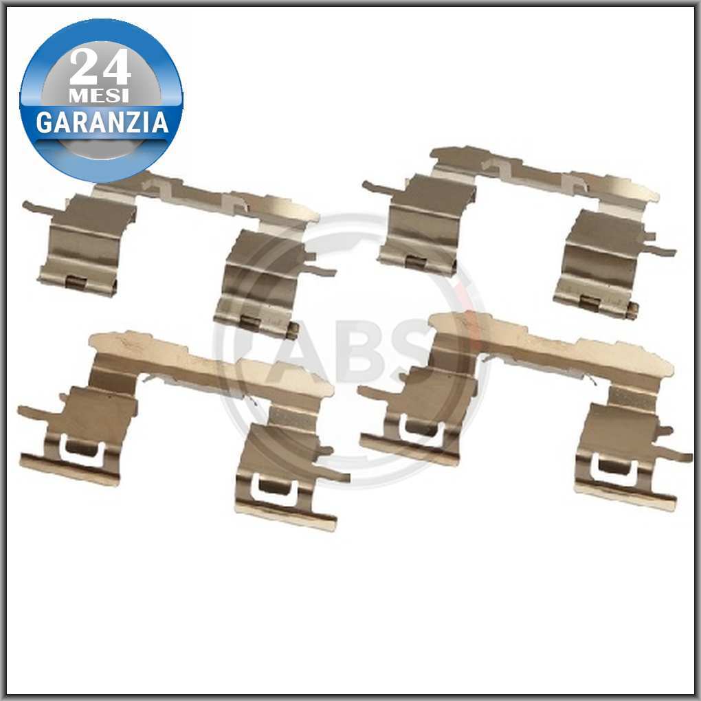 KIT ACCESSORI PASTIGLIA FRENO A.B.S. PER TOYOTA YARIS VERSO TOYOTA YARIS TOYOTA