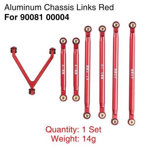 Front aluminum alloy chassis Deadbolt CNC AL Link für Axial SCX24 1/24 RC Auto - Bild 14 von 15