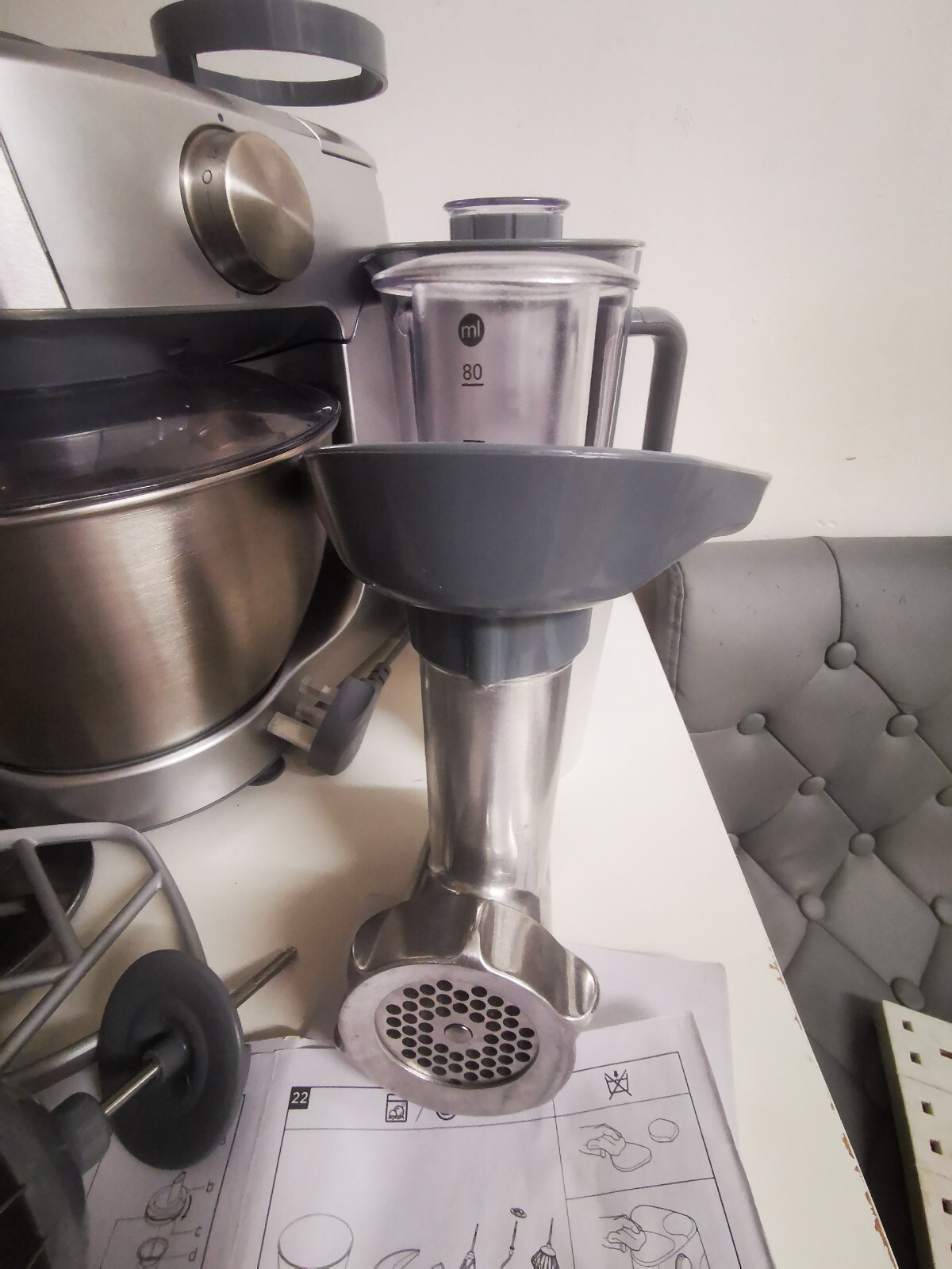 Kenwood Prospero KHC29.N0SI 6in1 compact Stand Mixer Kitchen Machine