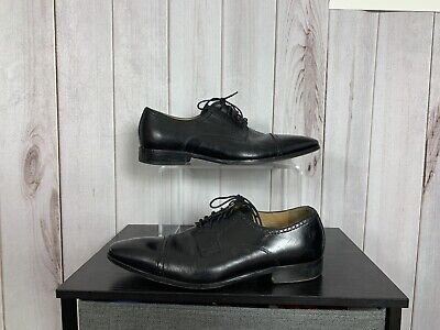 John W Nordstrom Black Cap Toe Dress Shoes Men's Size 10.5 John W Nordstrom Black Cap Toe Dress Shoes Men's Size 10.5