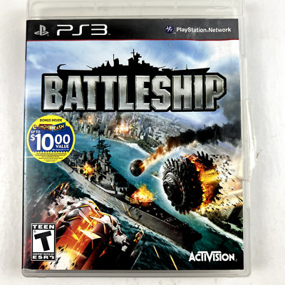 PS3 Battleship Activision Box Art, Case, Booklet & Disc in great shape. Tested
