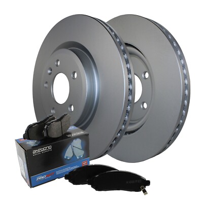 Front Brake Kit 325mm Rotors Akebono Ceramic Pad Set For Taurus SHO Performance