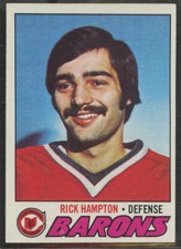 1977-78 Topps #63 Rick Hampton Cleveland Barons