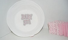 Baby Wipes, 12 Reusable 2 ply Wipes and Girl Cord Basket Drool Handmade...NEW