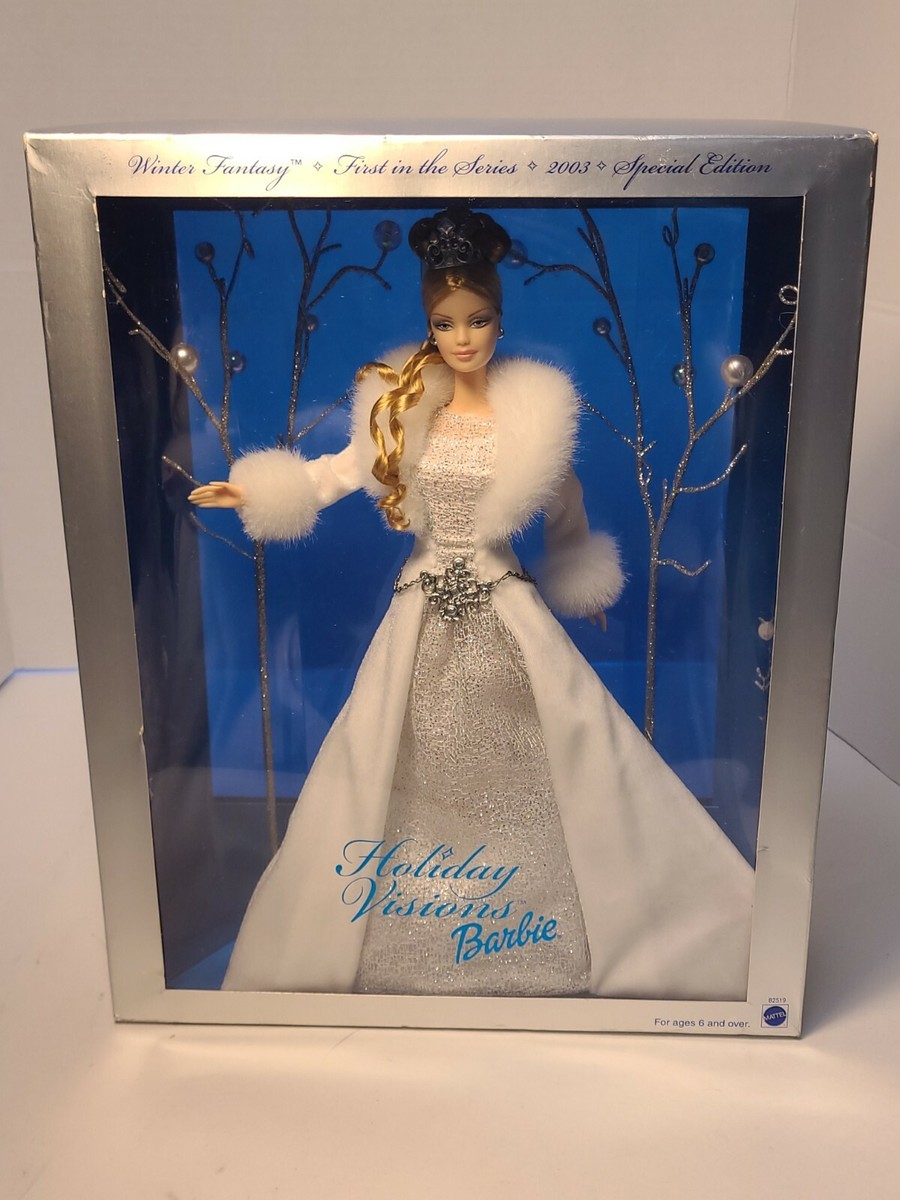 Barbie Winter Fantasy 2003 Holiday Visions Special Edition First