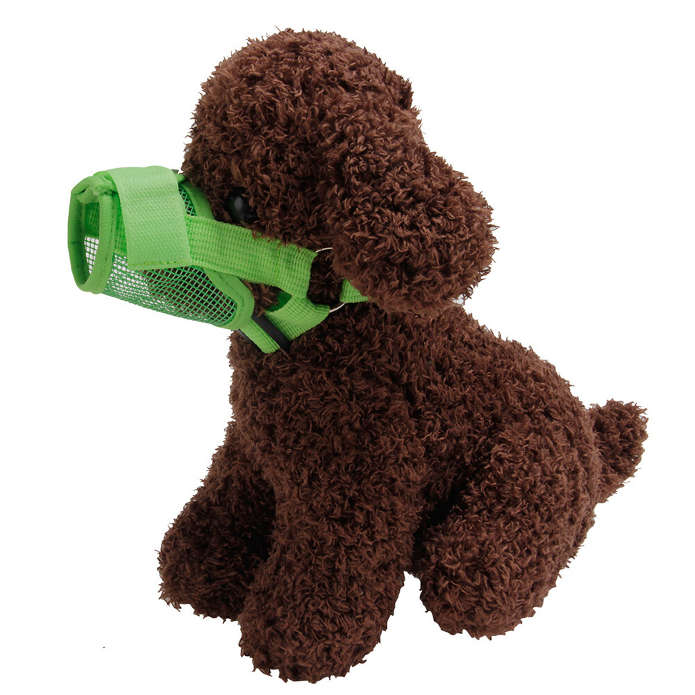 Dog Mouth Muzzle Nonirritation Mesh Design Puppy Quick Fit Muzzle Pet