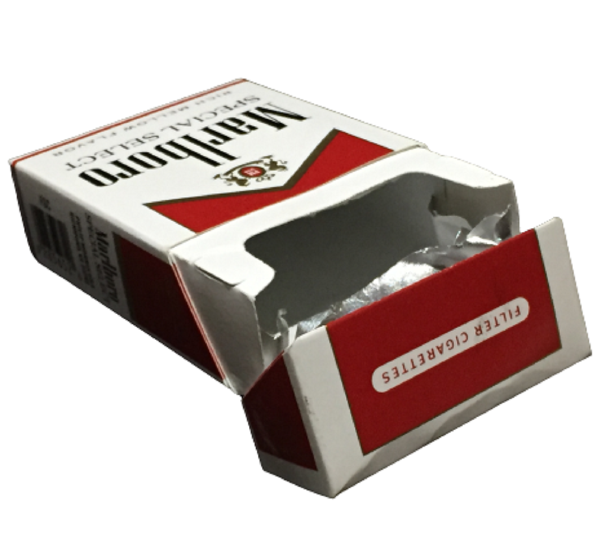25 EMPTY MARLBORO Red Special Select Shorts In Hard Pack Cigarette Box