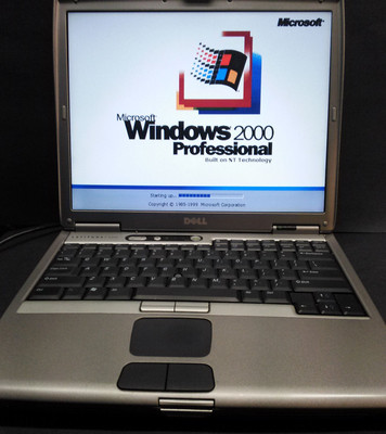 Dell 1200mhz Windows 95/98se/3.11/NT/2000/XP/Dos laptop computer
