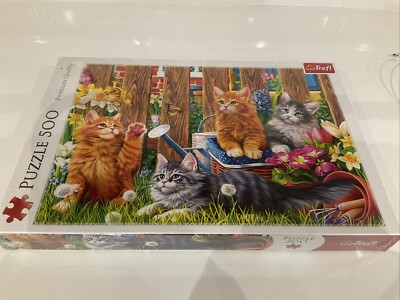 Trefl Puzzle Kittens 500 Pièces - Chatons Adorables, Qualité écologique, Réduction De Lumière, Pour Adultes Et Enfants Dès 10 Ans