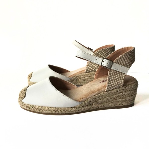 Sandalias cuña esparto mujer Altamoda Sandalias Calzado comodo. numero 36