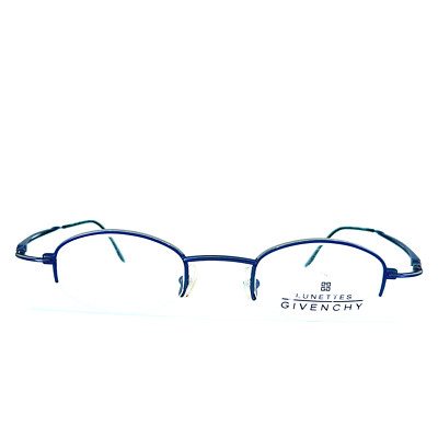 Givenchy Eyeglasses 1096 001 Round Half Rim metal Frames 44[]24 140 mm