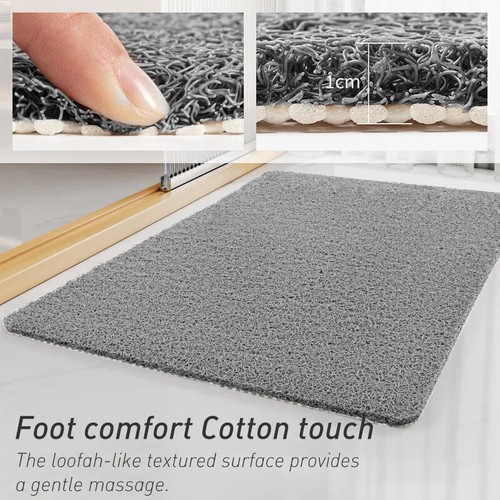 1Pc Bathroom Anti-slip Mat Proof Shower Mat Soft Massage Home Bath - Bild 2 von 16