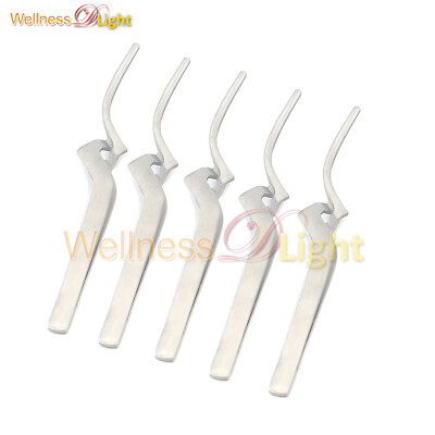 5 Pcs Articulating Paper Forceps Curved 6'' Dental Surgical Papers Holding Tools