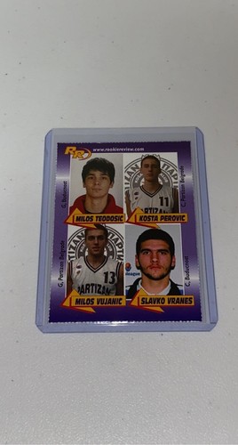2003 Rookie Review Kosta Perovic Milos Vujanic Slavko Vranes Milos Teodosic #48 - Picture 4 of 4
