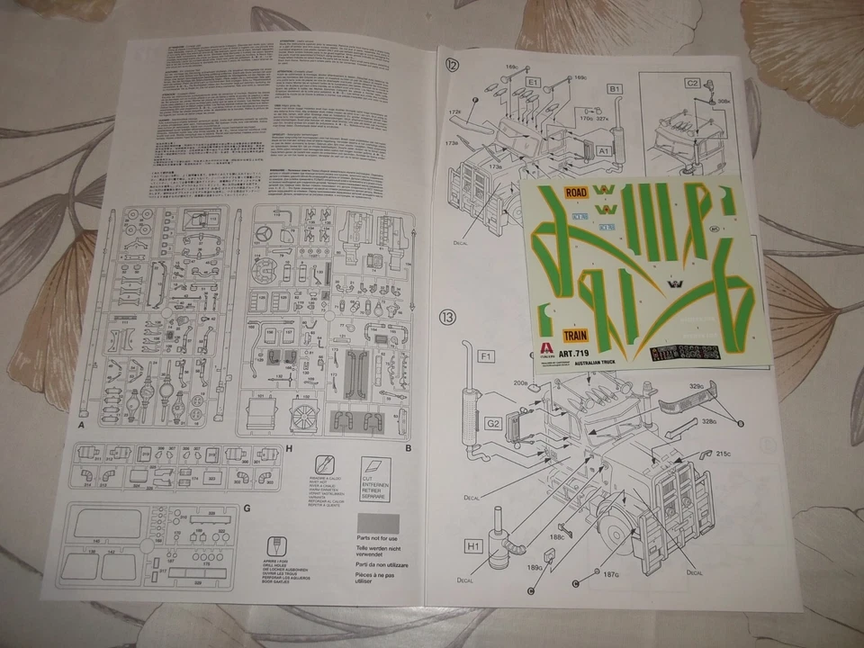 Maquette camion, Australian Truck, Italeri, au 1/24 - Photo 2/4