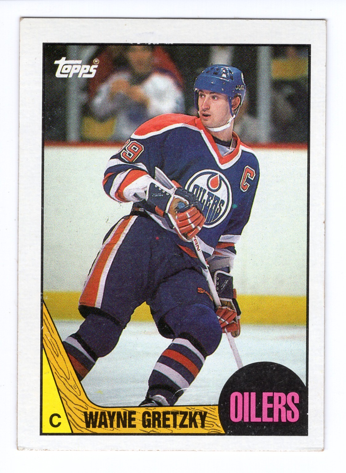 1987-88 Topps Wayne Gretzky Card #53 Edmonton Oilers