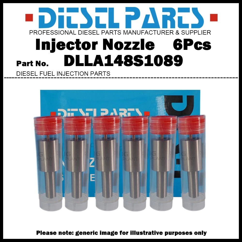 6x Fuel Injector Nozzle DLLA148S1089 for Renault G Manager Maxter 