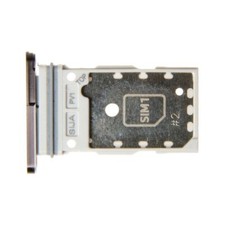 SIM Card Tray Dual for Samsung Galaxy S22 Black Replacement Part Repair