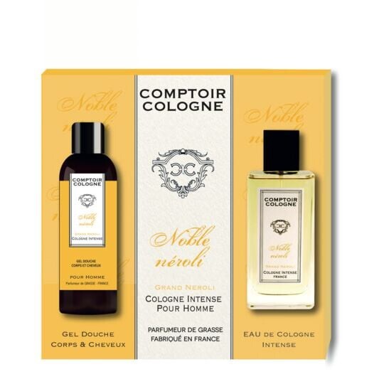 Eau de Cologne Intense Noble Néroli coffret homme 100ml avec gel douche Comptoir Cologne