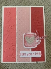 Scentsational valentine thank you card kit of 6 made w/ Stampin' Up!