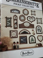 Vintage Back Street Scherenschnitte Book 5 Folk's Collection Very Good