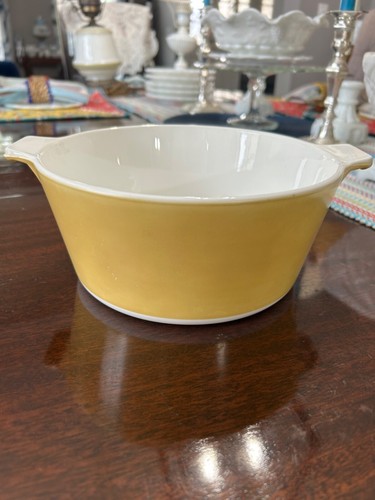 Vintage Corning Ware B-1 3/4-B 1 3/4 Quart Butterscotch gelb Auflaufform USA