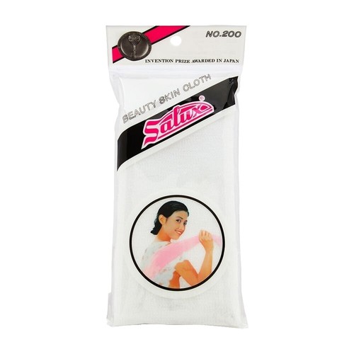 Salux 3-Pack Japanese Exfoliating Body Bath Towels 28×90cm Made in
