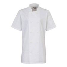 Image of Premier Women's Short Sleeve Chef's Jacket