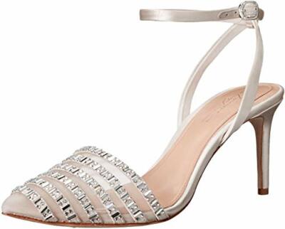 Imagine by Vince Camuto Michael Pump Women's 6M Ivory Embellished Dress Sandals