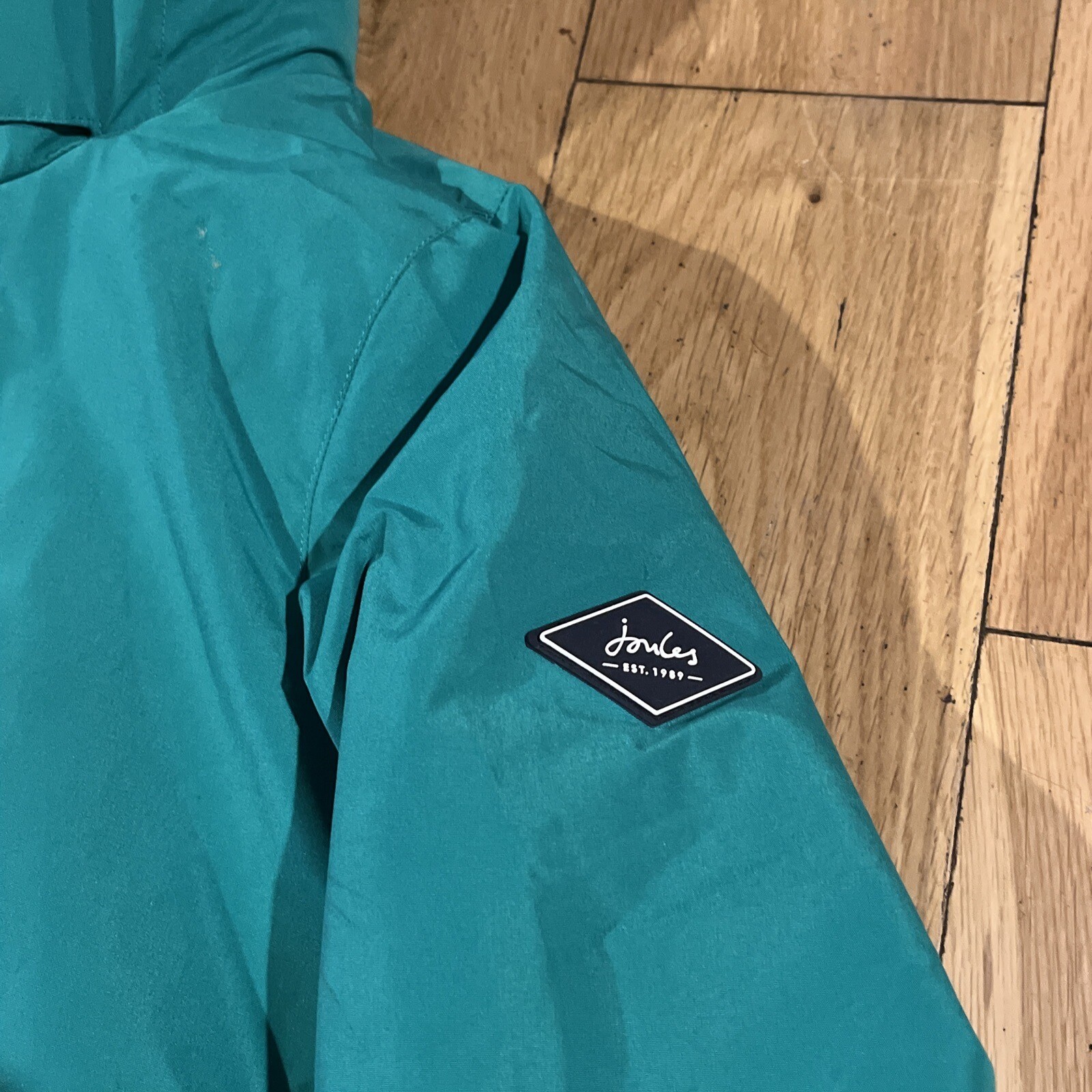 JOULES. Dinosaurs Green Hooded Print Coat. 8YR. Warm eBay