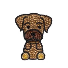 Boxer Rhinestone Decal Sticker