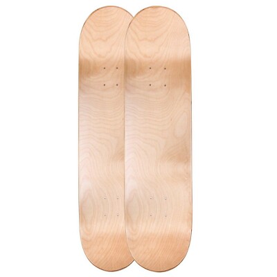 Cal 7 Blank 8.0'' Natural Maple Skateboard Decks (2-Pack)
