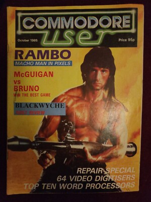 Commodore User Magazine October 1985 Vintage C64/128/C16 computer.