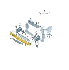 Original Aufprallträger Audi A4 A5 8K0807113F Neu