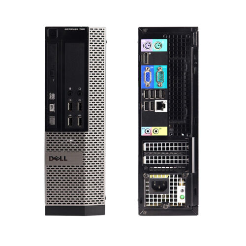 Dell OptiPlex Desktop Computer SFF Intel i3 8GB RAM 250GB HD Windows 10 PC Wi-Fi - Picture 3 of 5