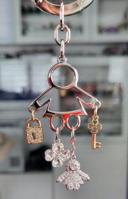 SWAROVSKI Großer Schlüsselanhänger CRY/GOS/RHS 886823 Bag Charm 12cm OVP NEU