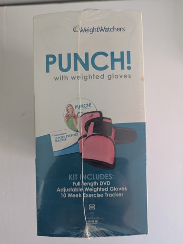 Weight Watchers DVD Punch With Weighted Gloves 3 Complete Workouts New Sealed - Picture 3 of 3