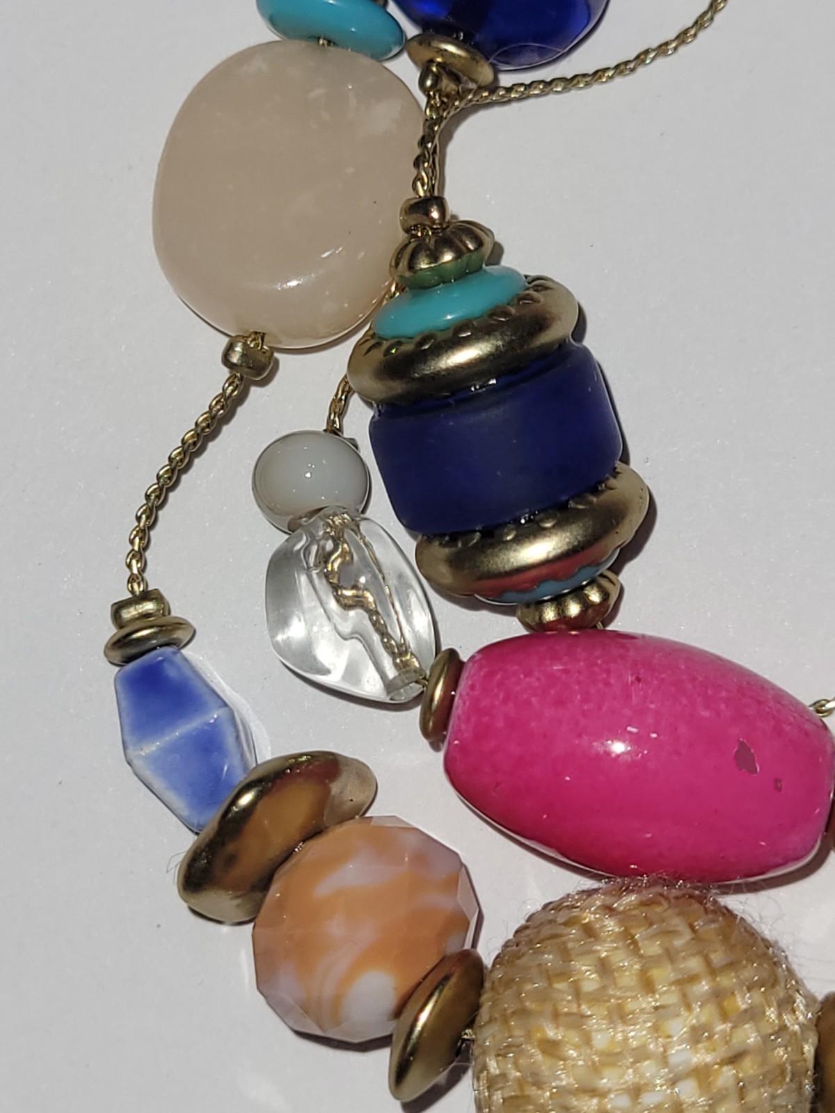 Chico's Boho Multilayer Beaded Statement Necklace… - image 8