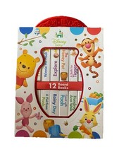 Disney Baby: Winnie the Pooh - My First Library - 12 Board Book Set - First ...
