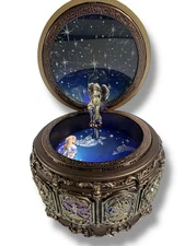 Sankyo led Music Box Constellation Zodiac Twirling Goddess Castle in the Sky