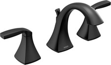 NUEVO ESTADO Moen Voss T6905BL Kit de moldura de grifo de baño de dos manijas, negro mate