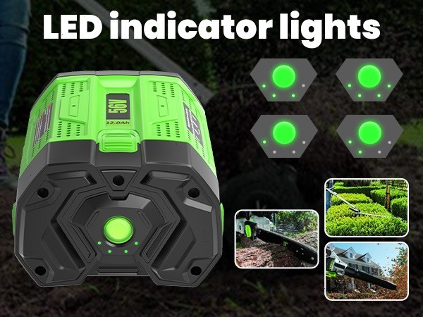 12 Ah Battery For EGO 56V 56Volt BA1400 POWER+ Lithium Ion BA2240 BA2800T BA5600