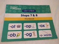  Hooked On Phonics Steps 7 & 8 Workbook 